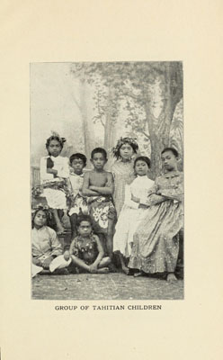 Groupe d’enfants tahitiens (1906)