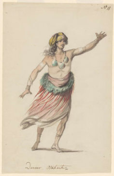 Costume d’un danseur de Tahiti (1785)