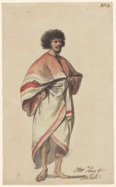 Costume de Otoo, roi de Tahiti (1785)