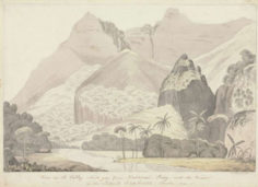 Vue de la vallée de la baie de Matavai (1777)