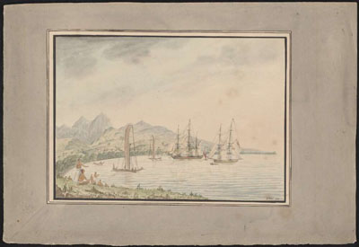 Baie de Matavai près de Port Providence (1792)