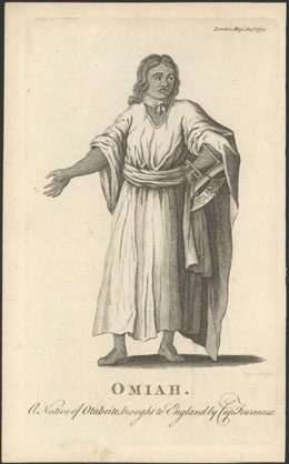 Omiah, a native of Otaheite (1774)